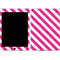 Pink and White Geometric Stripes iPad Skins