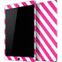 Pink and White Geometric Stripes iPad Skins