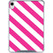 Pink and White Geometric Stripes iPad 11th Gen (2025) Clear Case