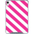 Pink and White Geometric Stripes iPad 11th Gen (2025) Clear Case