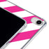 Pink and White Geometric Stripes iPad 11th Gen (2025) Clear Case