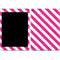 Pink and White Geometric Stripes Apple iPad Skin