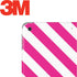 Pink and White Geometric Stripes Apple iPad Skin