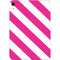 Pink and White Geometric Stripes Apple iPad Mini Skin