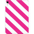 Pink and White Geometric Stripes Apple iPad Mini Skin