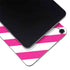Pink and White Geometric Stripes Apple iPad Mini Skin
