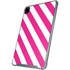 Pink and White Geometric Stripes iPad Cases