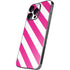 Pink and White Geometric Stripes iPhone 16 Pro Skin