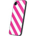 Pink and White Geometric Stripes iPhone 16e Skin