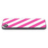Pink and White Geometric Stripes iPhone 16e Skin