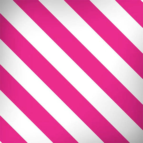 Pink and White Geometric Stripes MacBook Skins