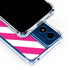 Pink and White Geometric Stripes Moto G 5G (2024) Clear Case