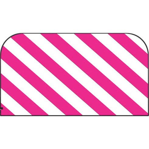 Pink and White Geometric Stripes Nintendo Switch 2 (2025) with Joy-Con Skin