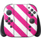 Pink and White Geometric Stripes Nintendo Switch 2 (2025) Joy-Con Controller Skin