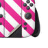 Pink and White Geometric Stripes Nintendo Switch 2 (2025) Joy-Con Controller Skin
