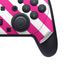 Pink and White Geometric Stripes Nintendo Switch 2 (2025) Pro Controller Skin