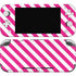 Pink and White Geometric Stripes Nintendo Skins