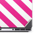 Pink and White Geometric Stripes Dell Precision Skin