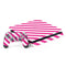 Pink and White Geometric Stripes PlayStation PS4 Skins