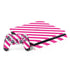 Pink and White Geometric Stripes PlayStation PS4 Skins