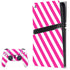 Pink and White Geometric Stripes PS5 Pro Bundle Skin