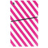 Pink and White Geometric Stripes PS5 Slim Digital Edition Console Skin