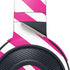 Pink and White Geometric Stripes Razer Kraken X Skin