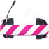 Pink and White Geometric Stripes Razer Kraken X Skin