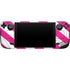 Pink and White Geometric Stripes Steam Deck Handheld Gaming Computer Skin