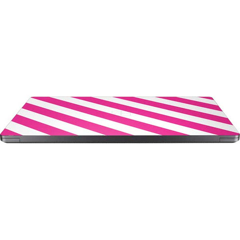 Pink and White Geometric Stripes Surface Laptop 7 13.8in Skin