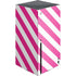 Pink and White Geometric Stripes Xbox Series X Skins