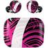 Pink and White Hipster Amazon Echo Buds Skin