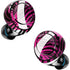 Pink and White Hipster Amazon Echo Buds Skin