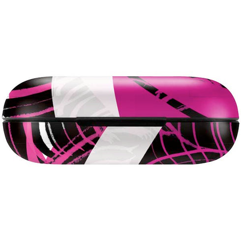 Pink and White Hipster Amazon Echo Buds Skin