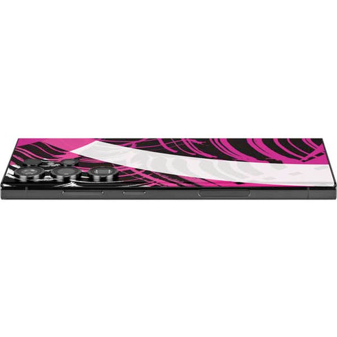 Pink and White Hipster Galaxy Skins