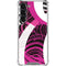 Pink and White Hipster Galaxy S24 FE Clear Case