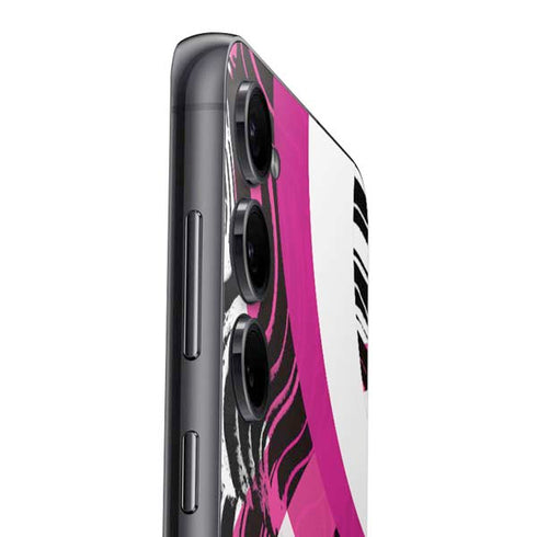 Pink and White Hipster Galaxy S24 Plus Skin