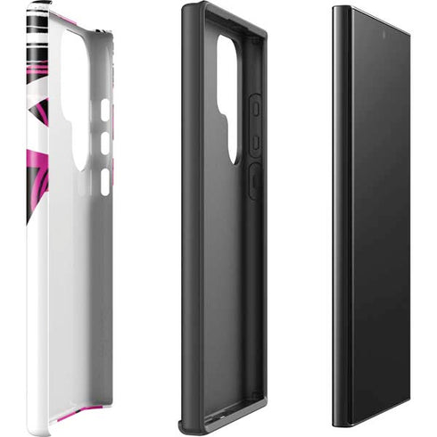 Pink and White Hipster Galaxy S25 Ultra Impact Case