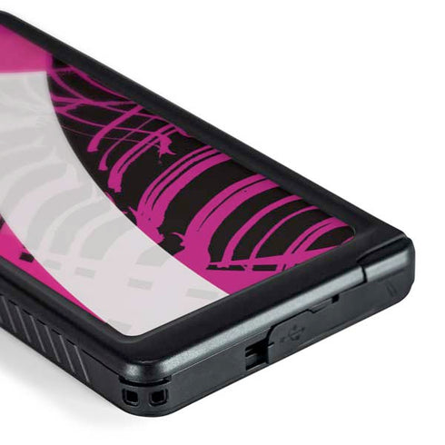 Pink and White Hipster Galaxy S24 Ultra Waterproof Case