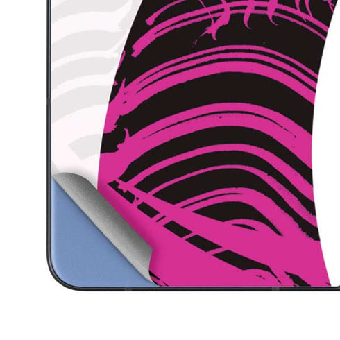 Pink and White Hipster Galaxy Z Fold5 5G Skin