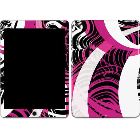 Pink and White Hipster iPad Skins