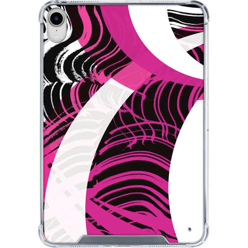 Pink and White Hipster iPad 11th Gen (2025) Clear Case