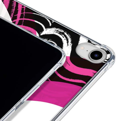 Pink and White Hipster iPad 11th Gen (2025) Clear Case