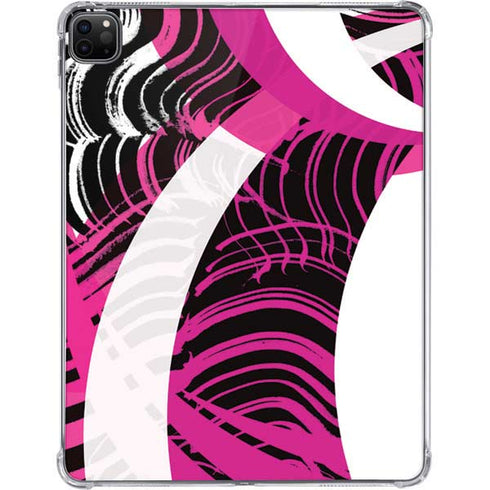 Pink and White Hipster iPad Pro 11in (2024) Clear Case