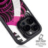 Pink and White Hipster iPhone 13 Pro Kickstand Case