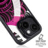 Pink and White Hipster iPhone 14 Plus Kickstand Case