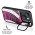 Pink and White Hipster iPhone 15 Plus Kickstand Case