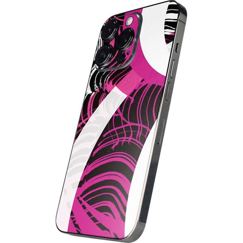 Pink and White Hipster iPhone 15 Pro Max Skin