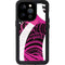 Pink and White Hipster iPhone 15 Pro Waterproof Case