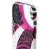 Pink and White Hipster iPhone 16 Plus Impact Case